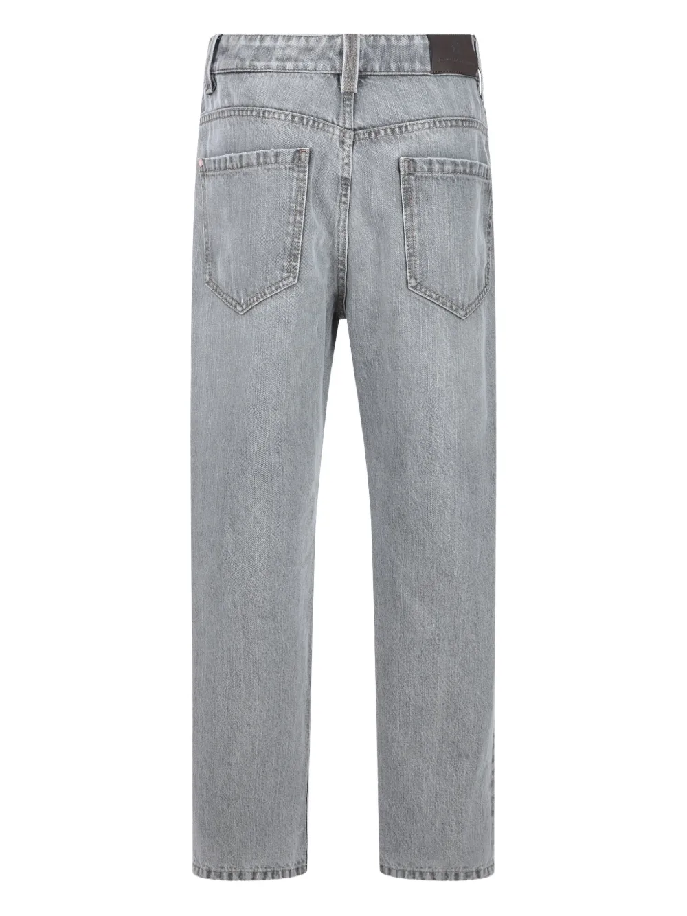 Brunello Cucinelli Jeans met vijf zakken Grijs