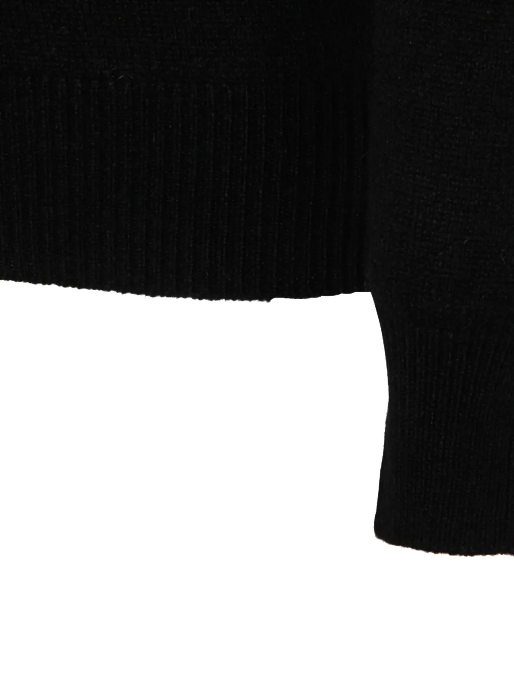 Malo round-neck cashmere sweater - Zwart