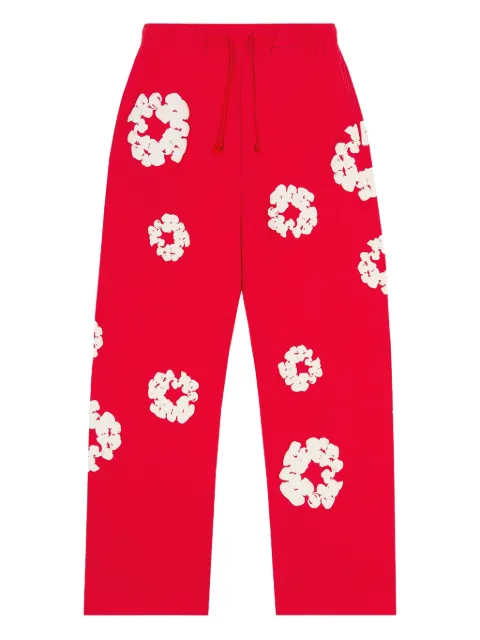 Denim Tears wreath-print track pants