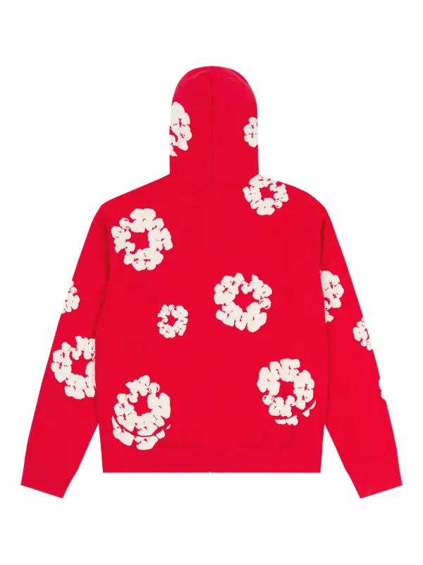 Denim Tears プリント パーカー | レッド | FARFETCH JP