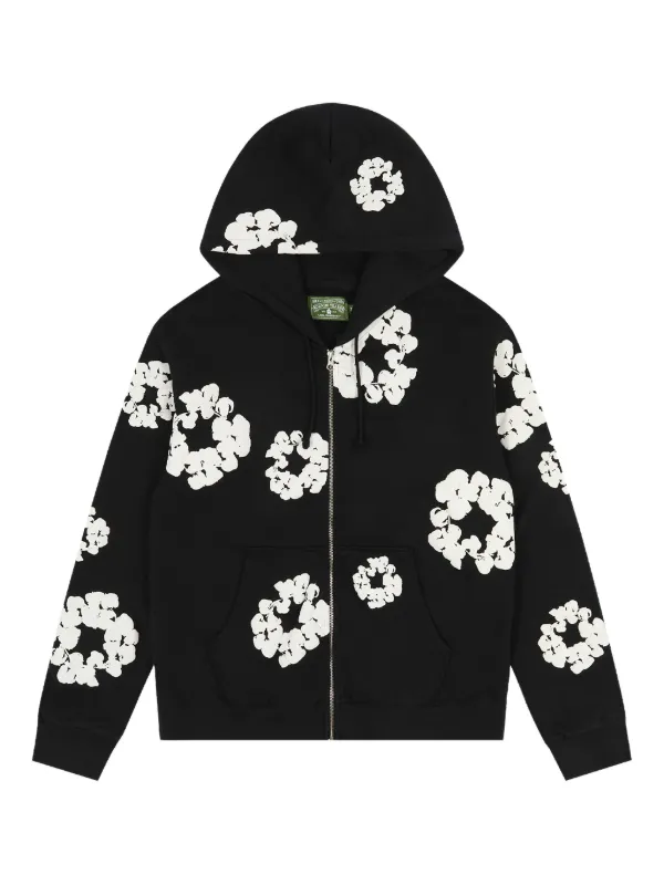 Denim Tears プリント パーカー | ブラック | FARFETCH JP