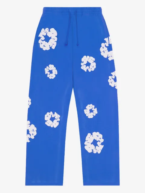 Denim Tears Calça com estampa de guirlanda