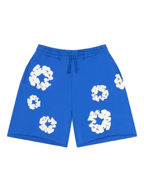 Denim Tears Joggingshorts mit Kranz-Print