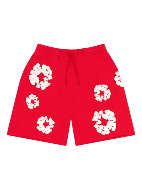 Denim Tears Joggingshorts mit Kranz-Print
