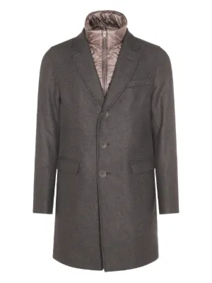 Harris Wharf London ボタン コート | ブラウン | FARFETCH JP