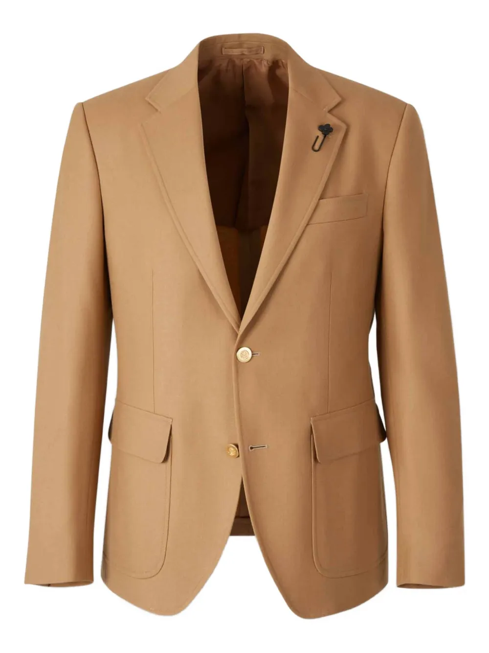 Lardini single-breasted blazer Beige