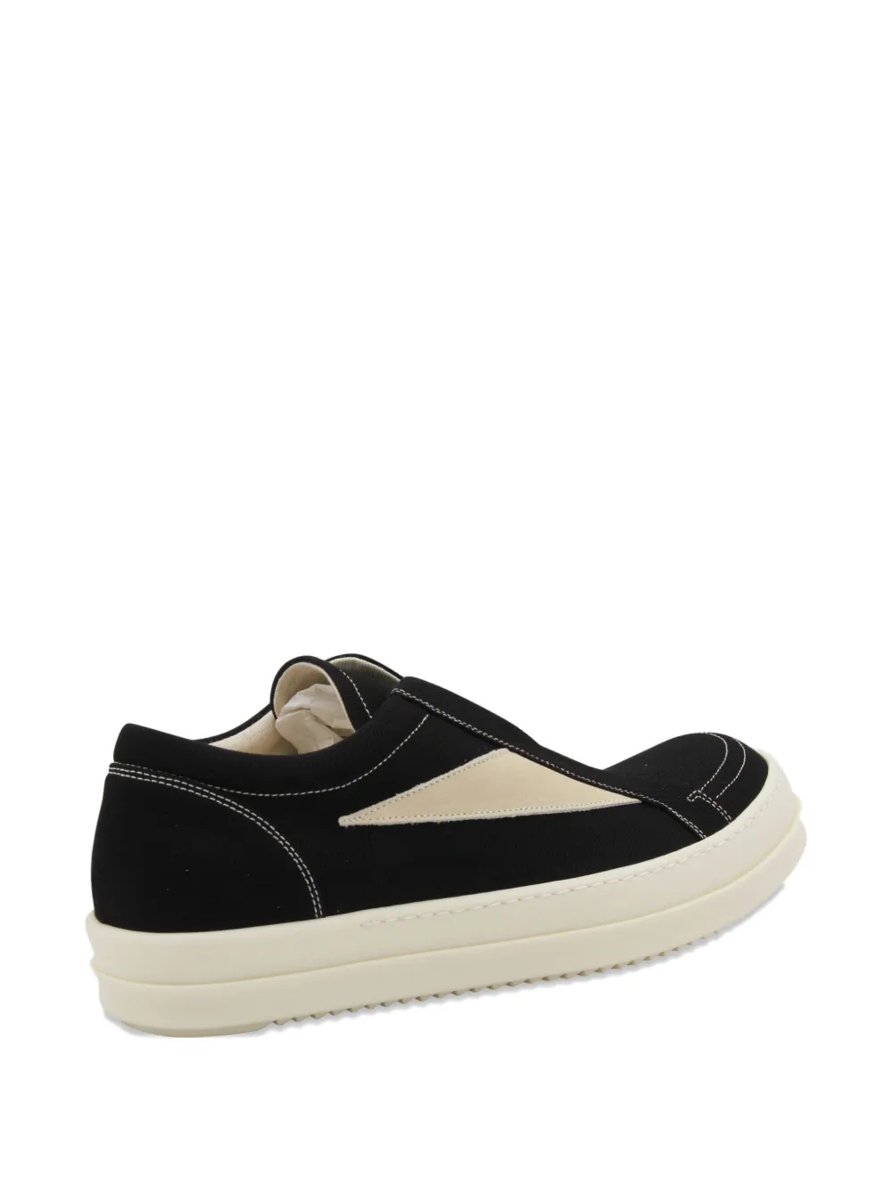 Rick Owens DRKSHDW panelled slip-on sneakers Black