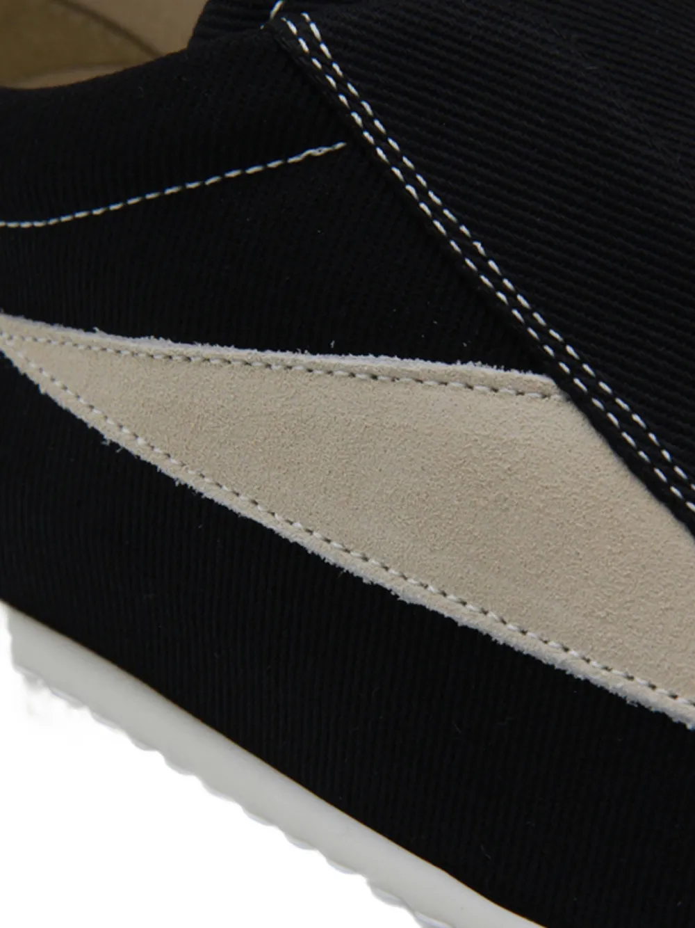 Rick Owens DRKSHDW panelled slip-on sneakers Black