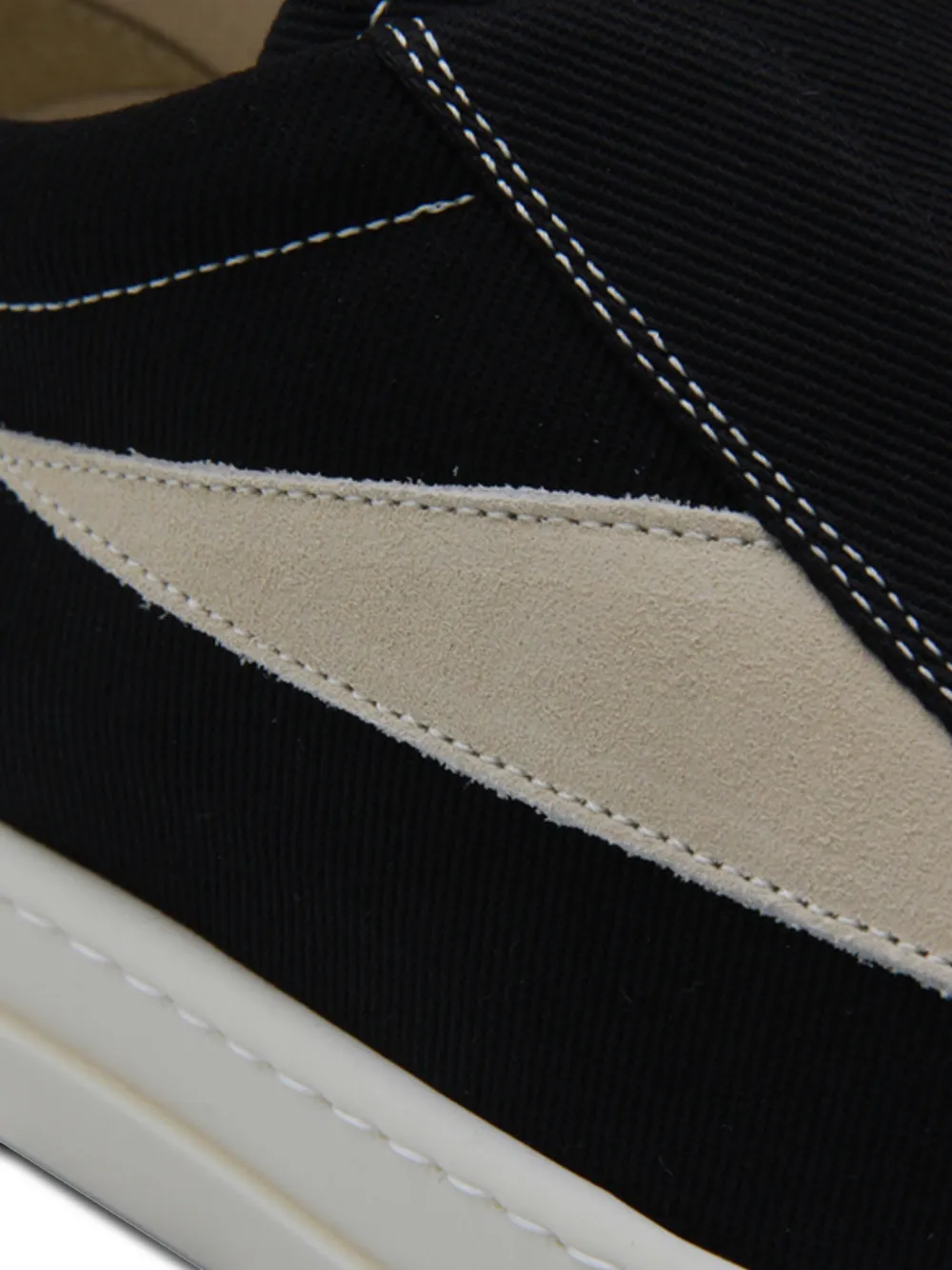 Rick Owens DRKSHDW panelled slip-on sneakers Black