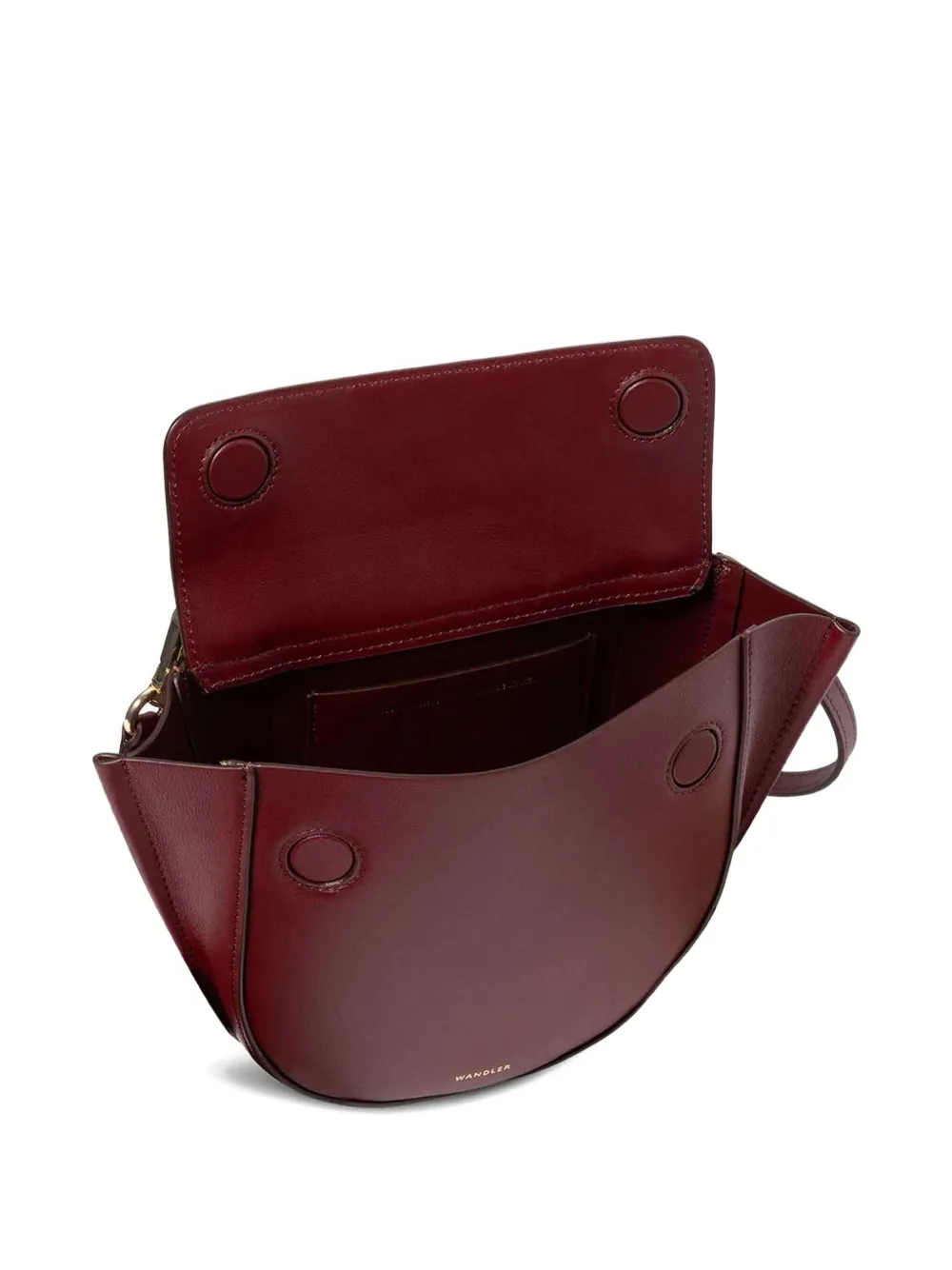 Wandler small leather tote bag Rood