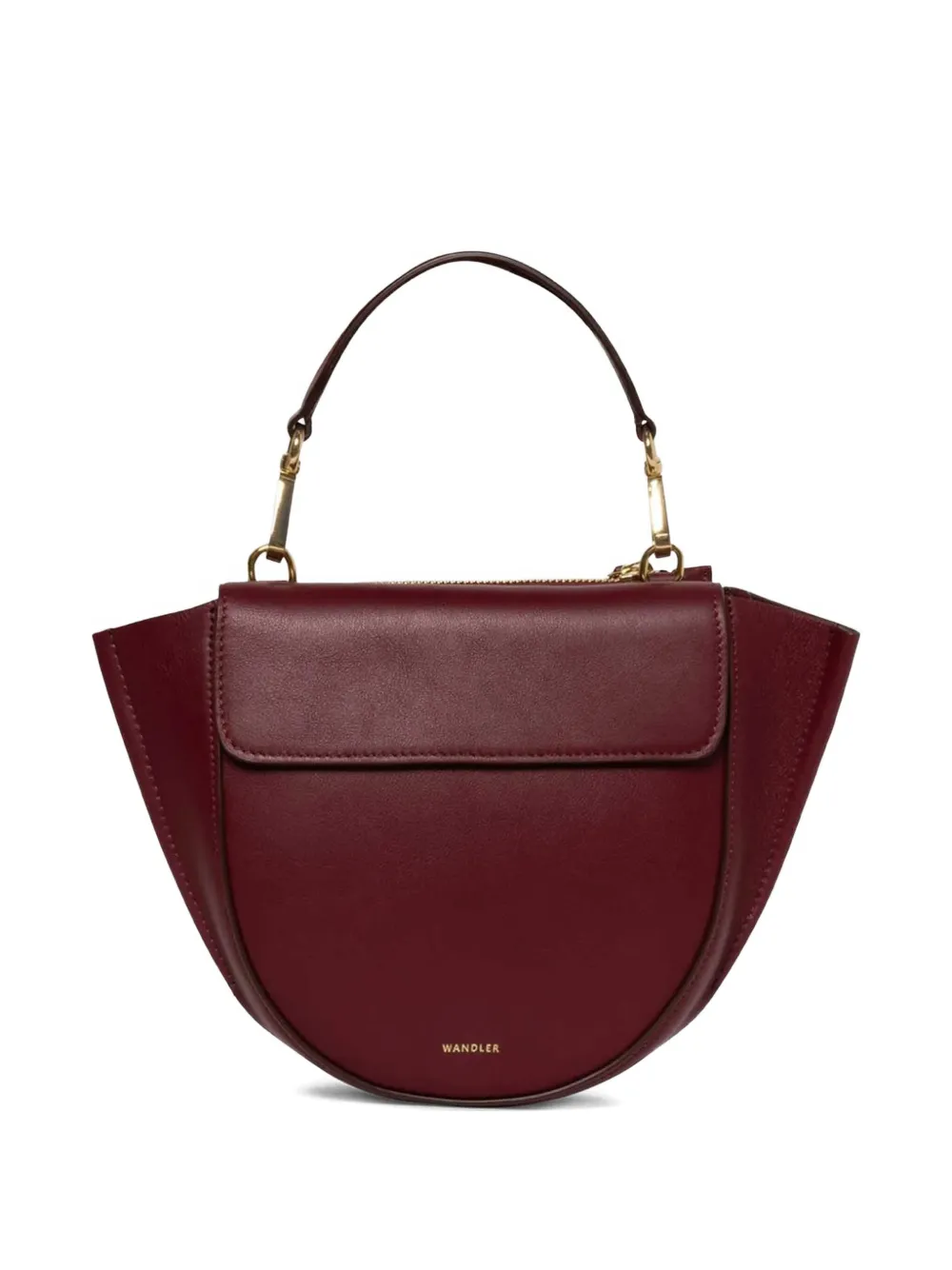 Wandler small leather tote bag Rood