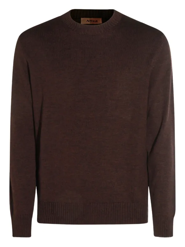 Altea crew-neck Sweater Brown FARFETCH ID