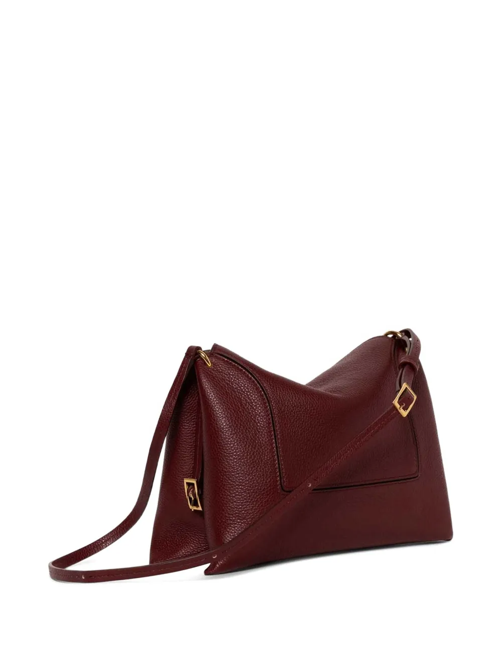 Wandler Penelope flap-detail leather shoulder bag Rood