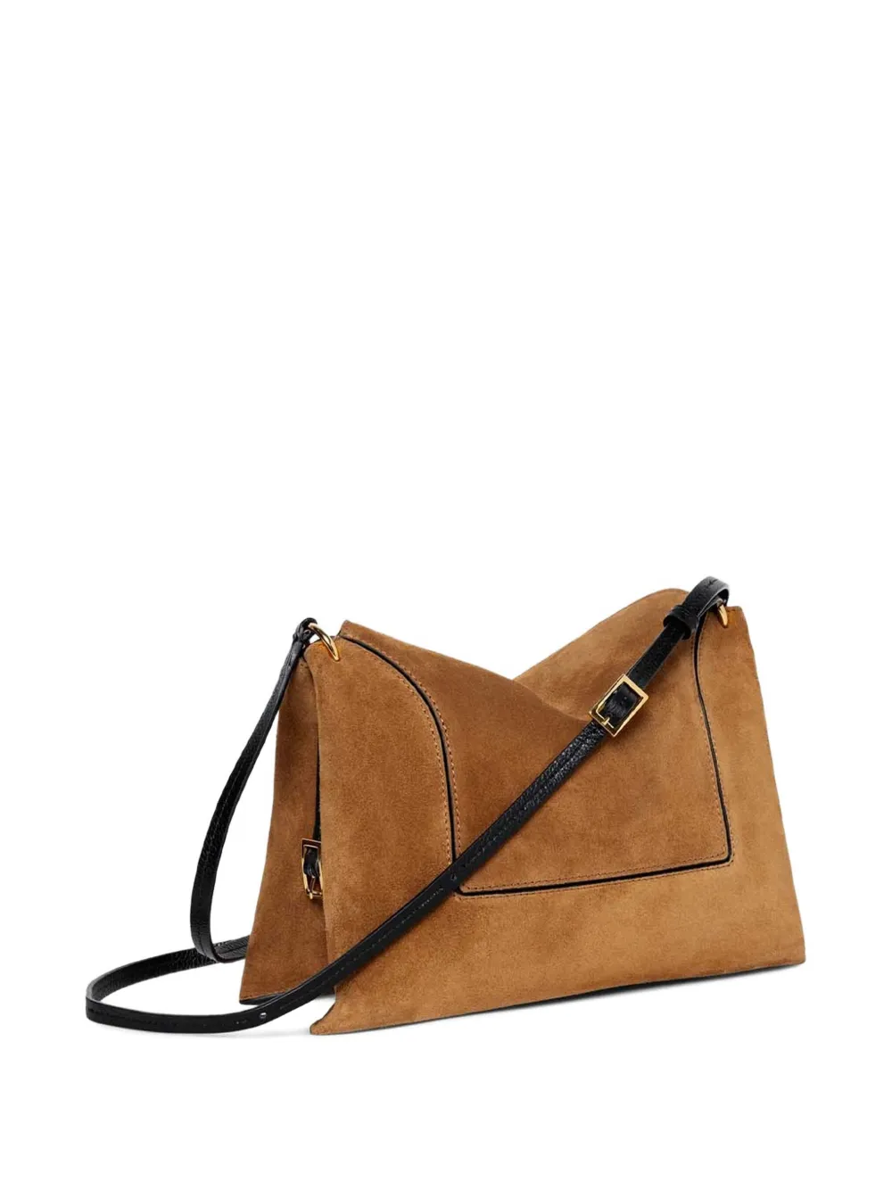 Wandler Penelope suede shoulder bag Bruin