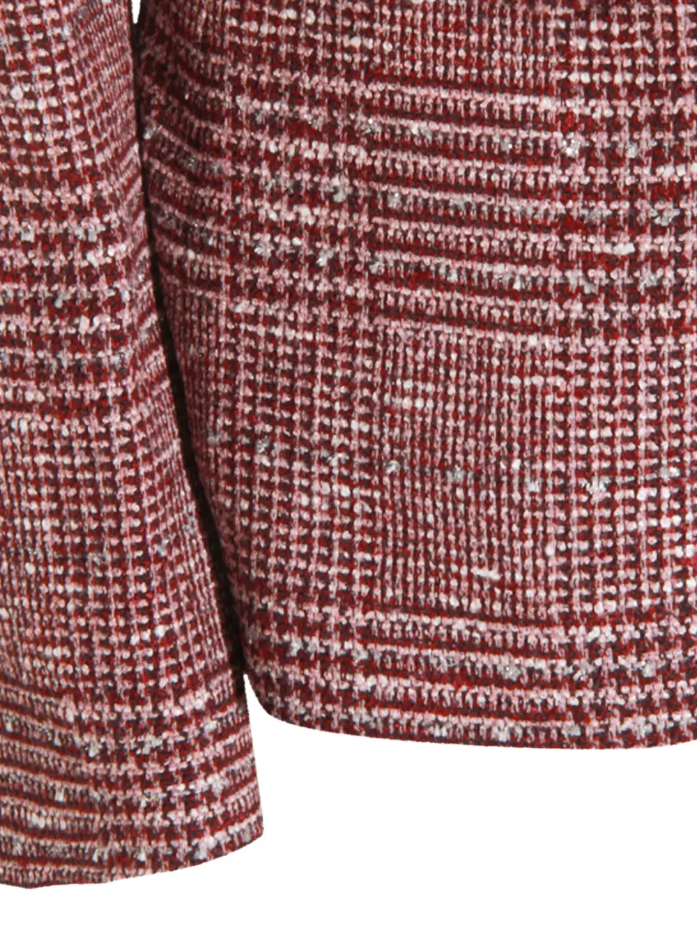 Tagliatore checked single-breasted blazer Rood