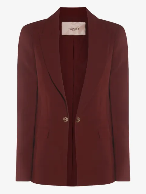 TWINSET Blazer com lapelas e abotoamento