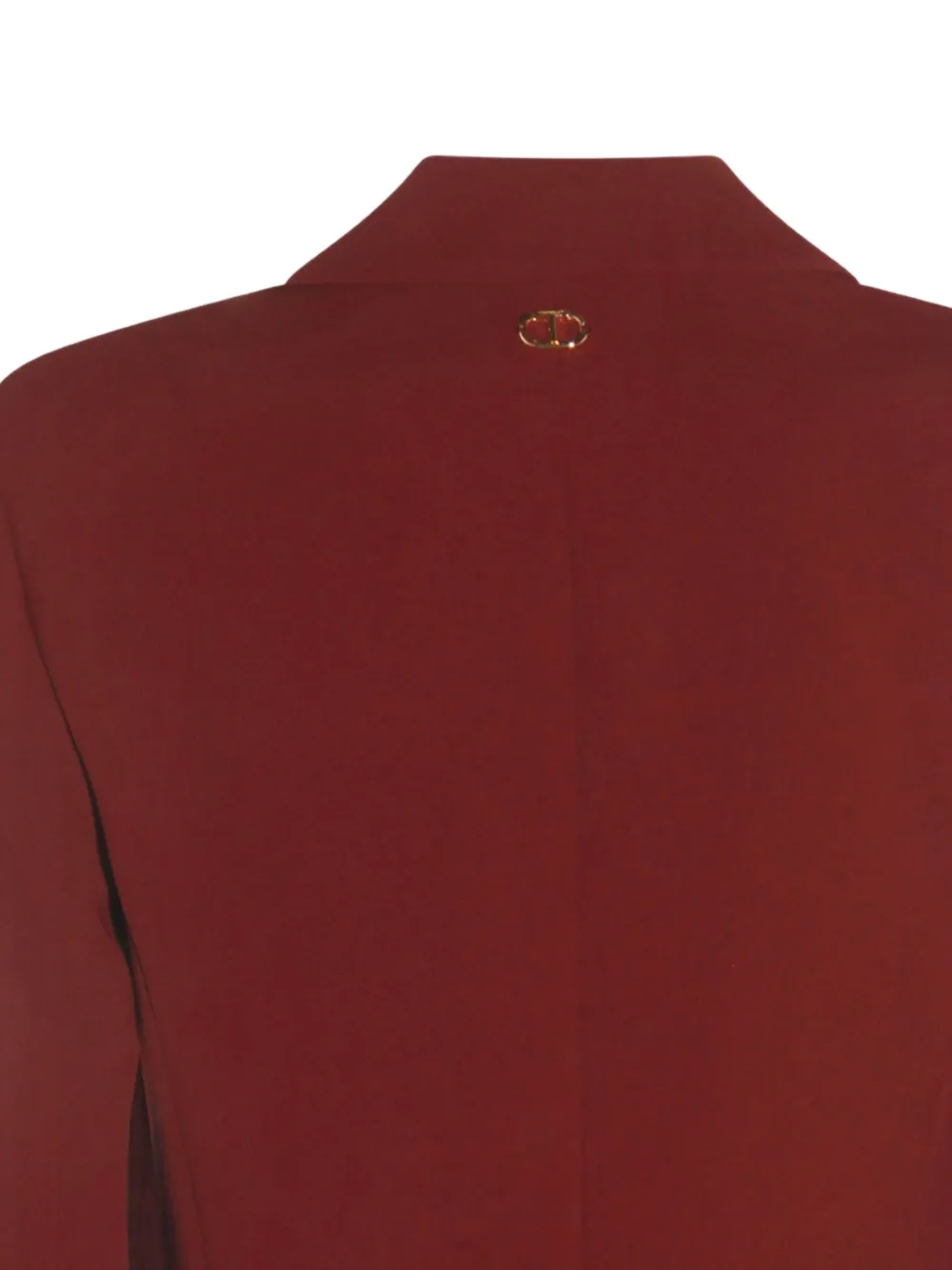 TWINSET Blazer met knoopsluiting en puntige revers Rood