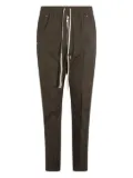 Rick Owens drawstring zip-fly drop-crotch trousers - Brown