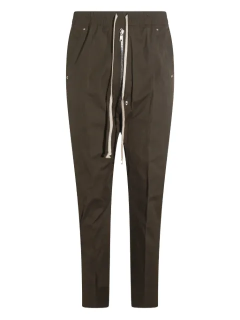 Rick Owens drawstring zip-fly drop-crotch trousers