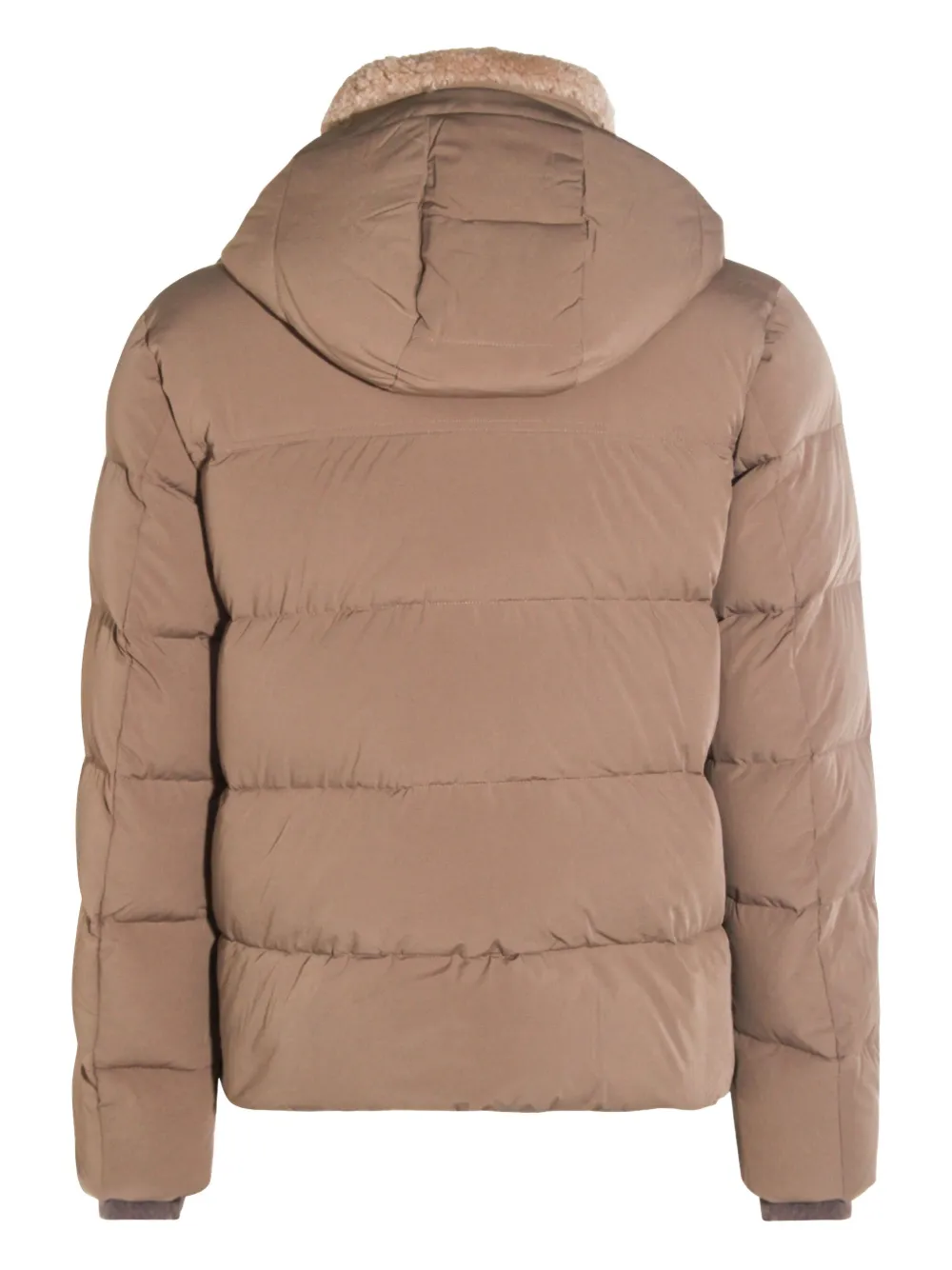 Moorer padded hooded coat - Beige