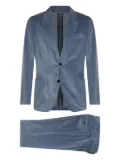 Lardini corduroy two-button suit - Blue