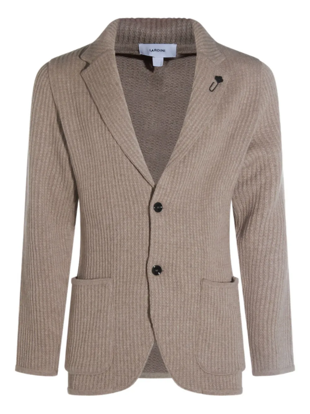 Lardini ribbed two-button blazer Bruin