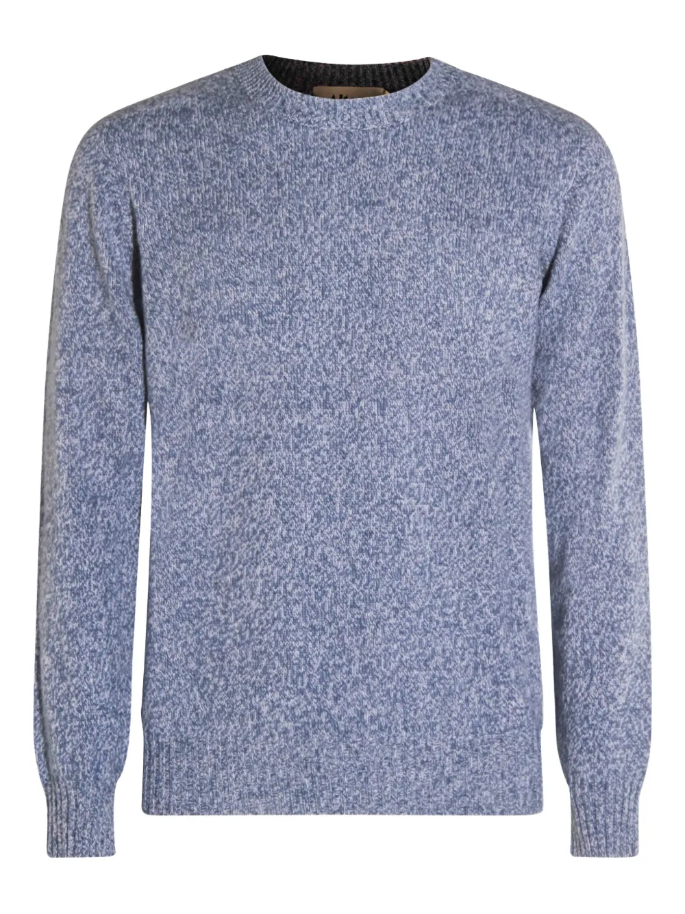 Altea Speckled Crew-neck Sweater In Blue