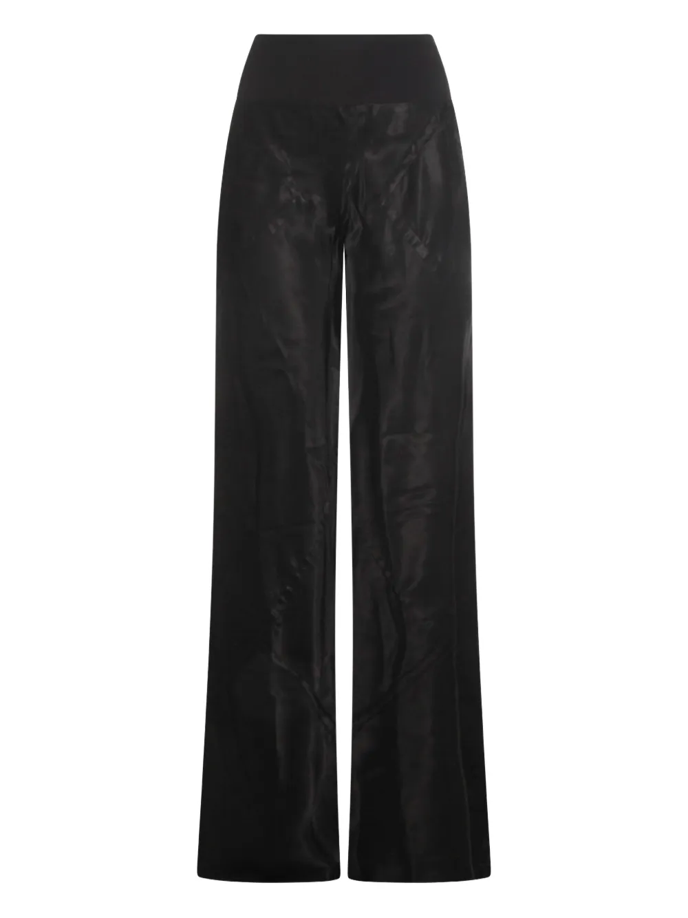 Rick Owens Broek met geribbelde tailleband Zwart