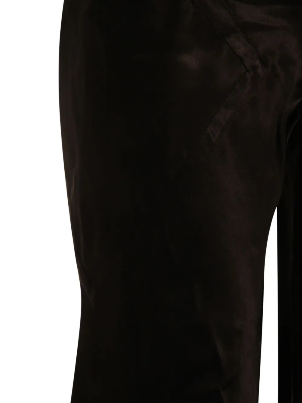 Rick Owens Broek met geribbelde tailleband Zwart