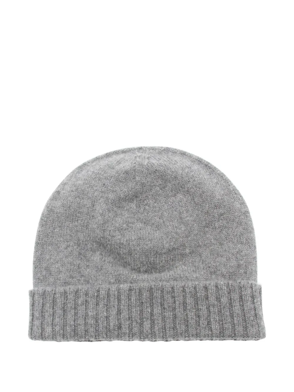 Malo Ribbed Cuff Soft Texture Hat In Gray