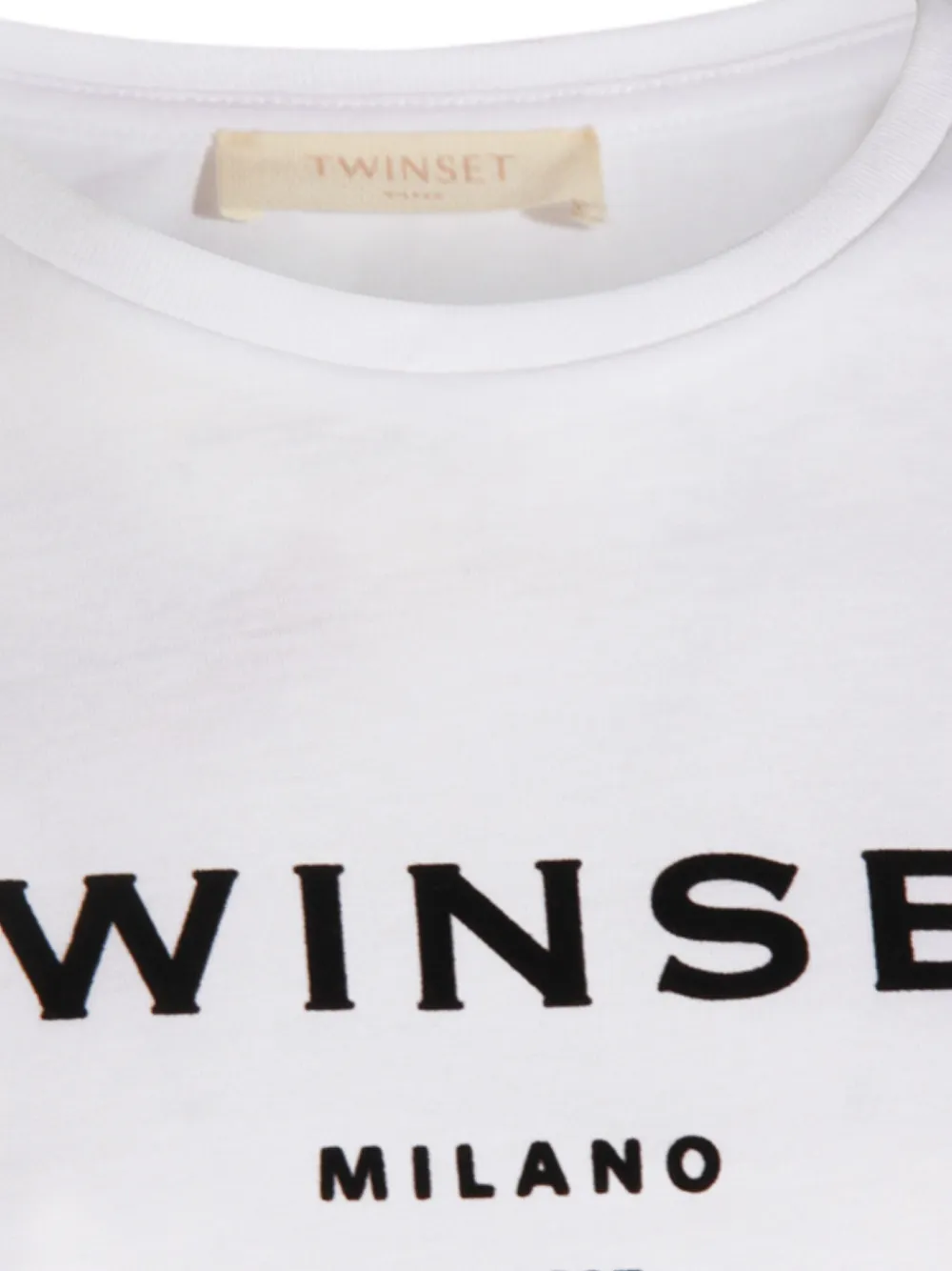 TWINSET T-shirt met logoprint Wit