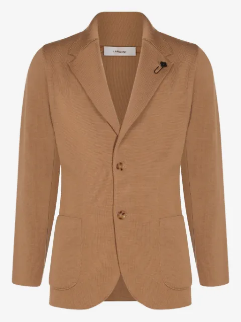 Lardini notched-lapel wool jacket