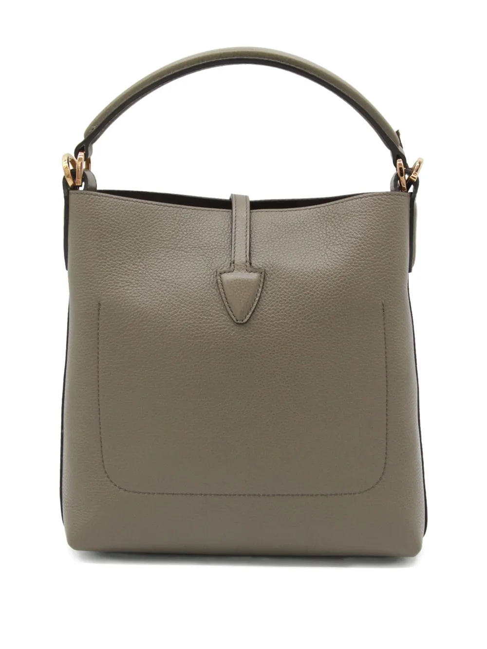 Tod's T-buckle leather shoulder bag - Groen