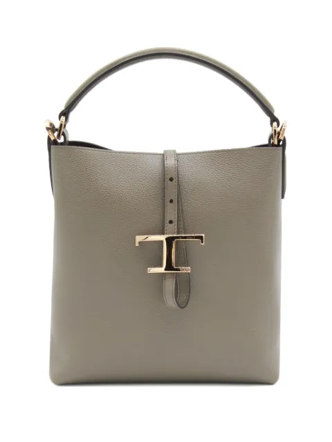 Tod's T-buckle leather shoulder bag