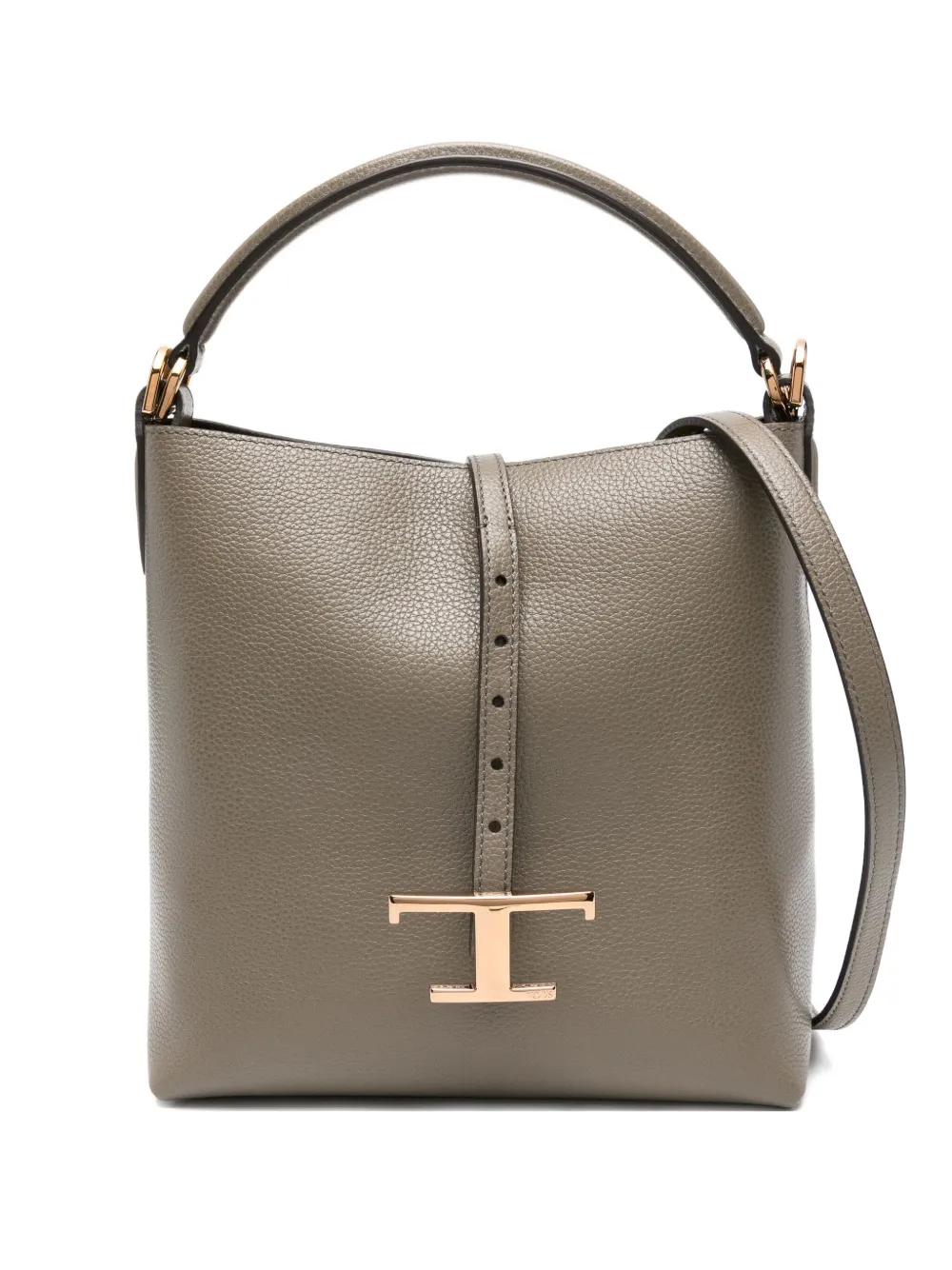 Tod's Tバックル ショルダーバッグ - グリーン Tod's Tバックル ショルダーバッグ - グリーン