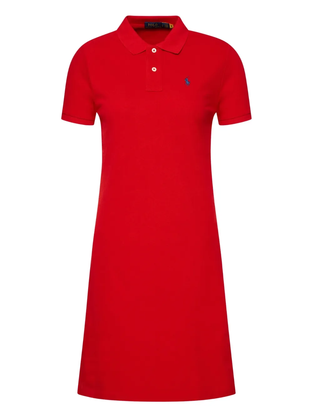 Polo Ralph Lauren Mini-jurk met korte mouwen Rood