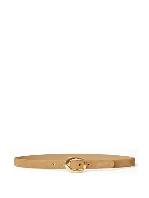 B-Low The Belt oval-buckle suede belt