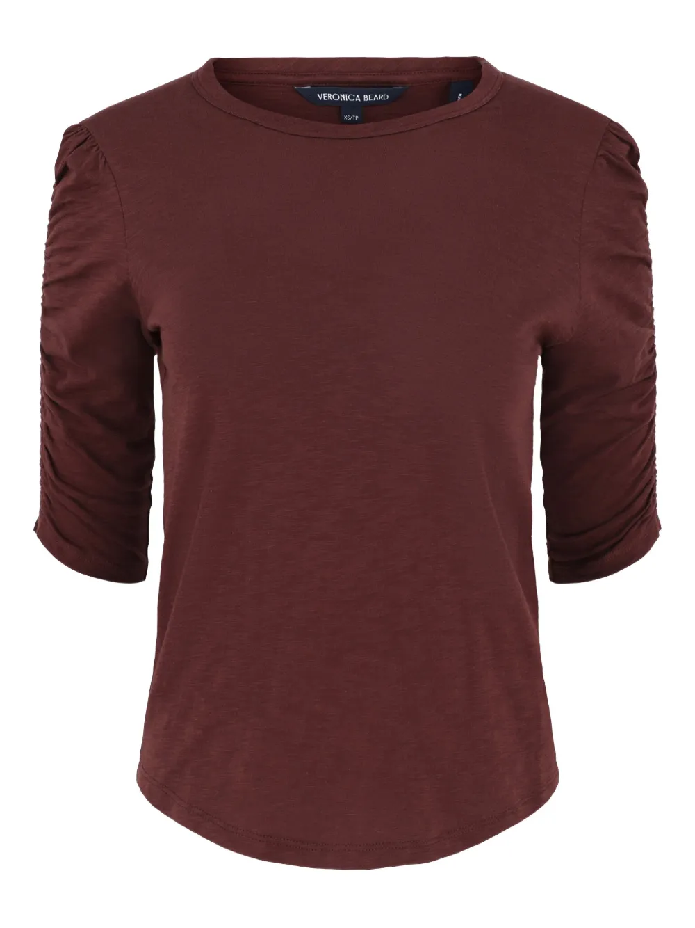 Veronica Beard puffed-sleeve top | Brown | Image 1