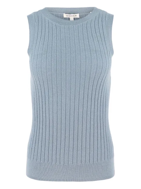 Veronica Beard ribbed sleeveless tank top