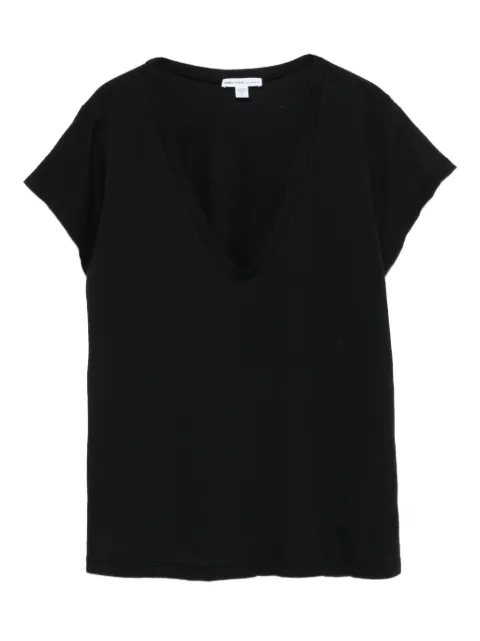 James Perse V-neck raw-edge T-shirt