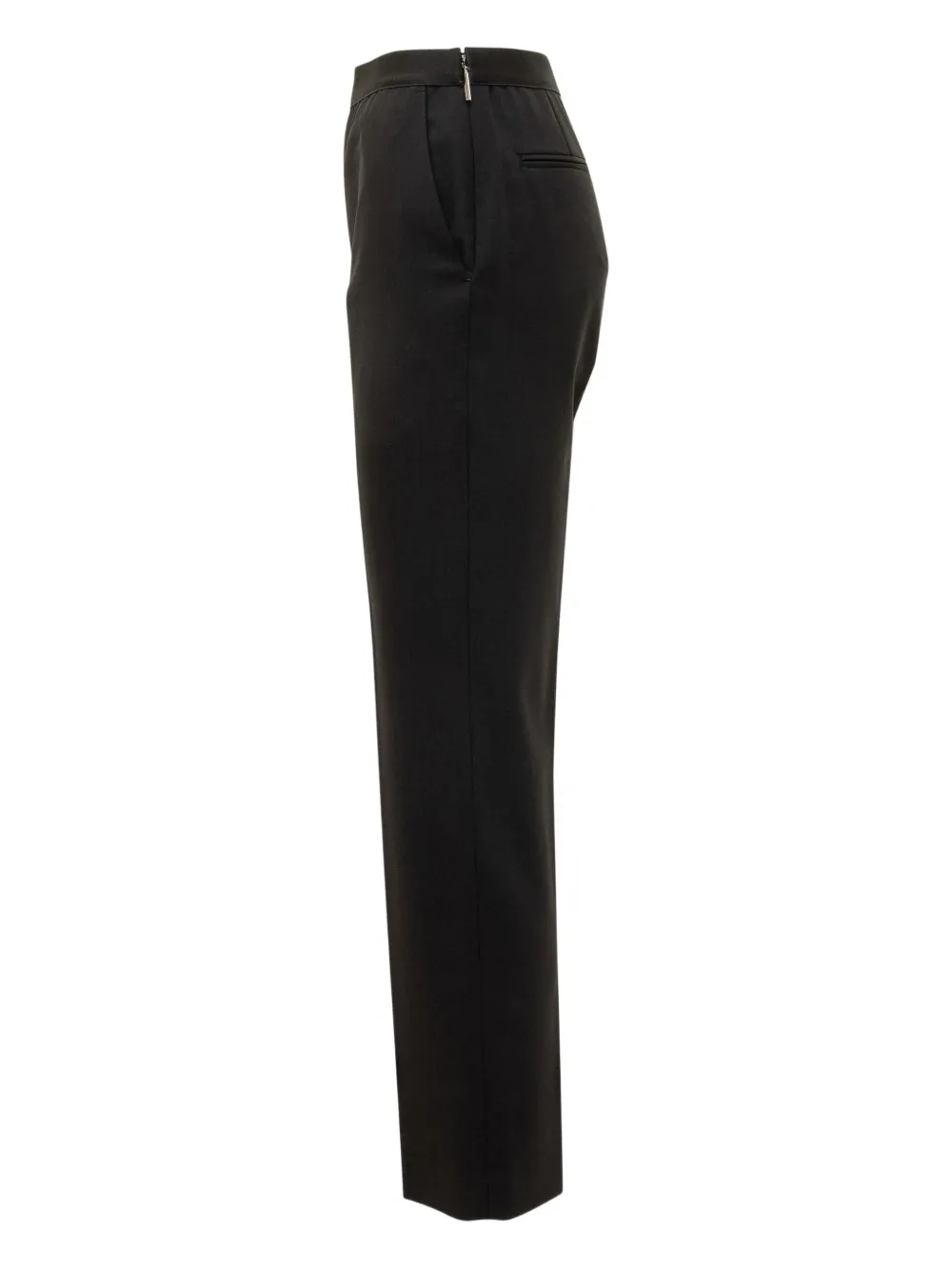 MSGM logo-waistband trousers - Zwart