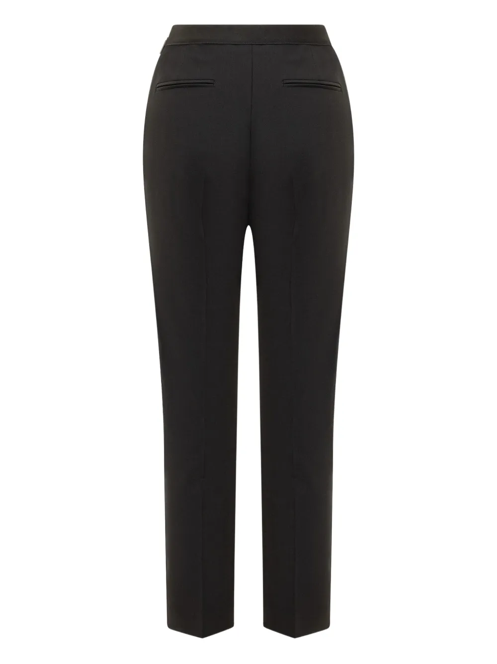 MSGM Pantalon met logo tailleband Zwart