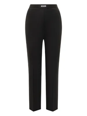 パンツ MSGM Woman Pants Black 3542MDP18237816 99 MSGM - Pantalons pour femme - FARFETCH