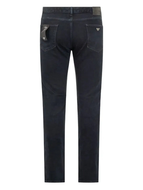 Emporio Armani Calça Jeans Com Placa De Logo | Azul | FARFETCH BR