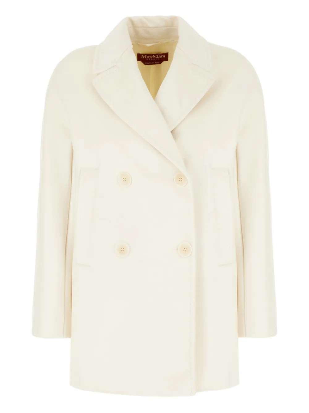 Max Mara double-breasted coat | White | Image 1