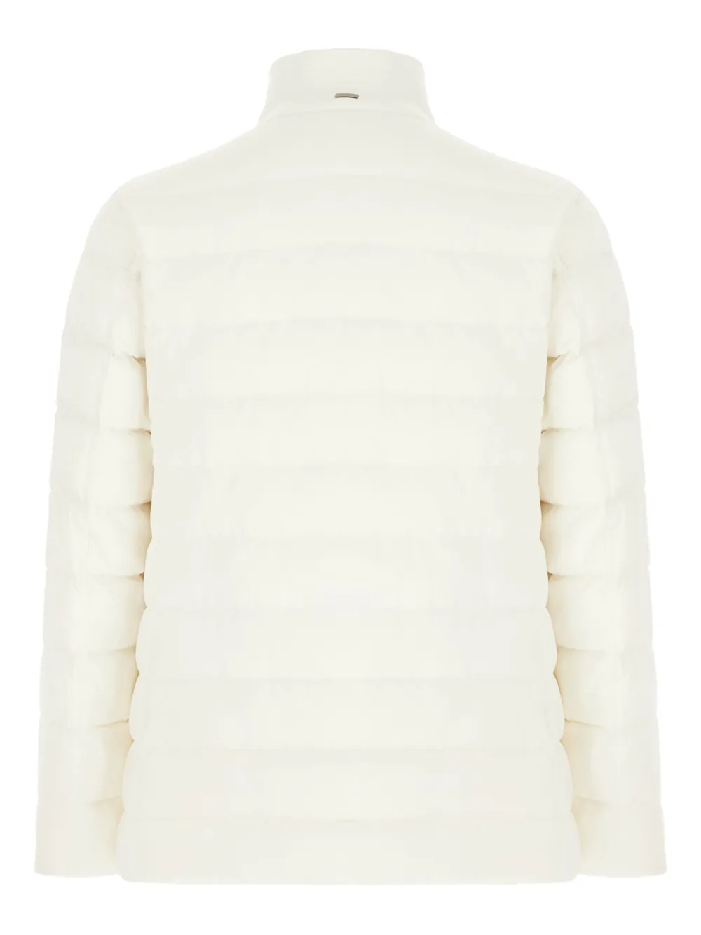 Herno Quilted Button-fastening Padded Jacket In White