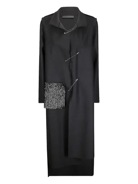 Maria Calderara safety-pin embellished coat