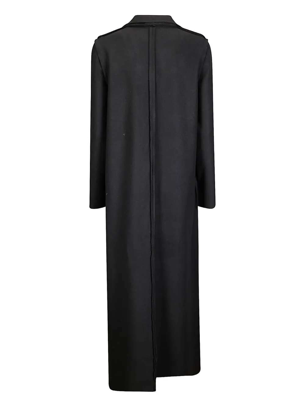 Maria Calderara safety-pin embellished coat - Zwart