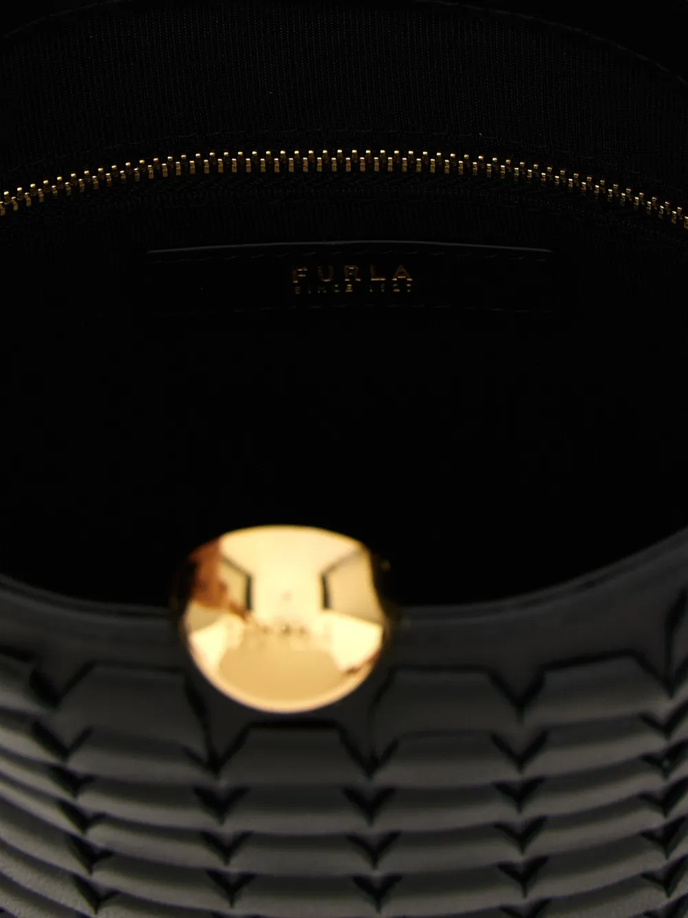 Furla Sfera Soft mini bucket-tas Zwart