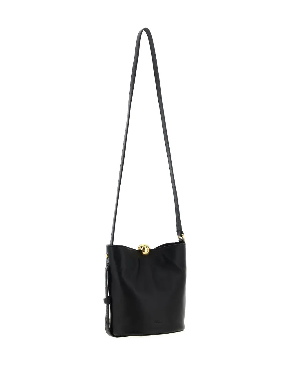 Furla Sfera Soft Mini Bucket Bag In Black